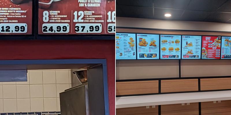 PFK Menu
