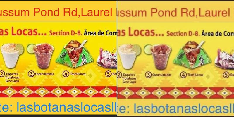 Las Botanas Locas LLC Menu