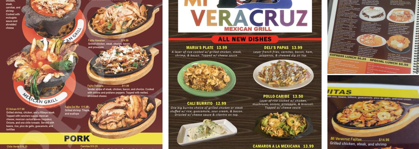 Mi Veracruz Mexican Grill #2 Menu