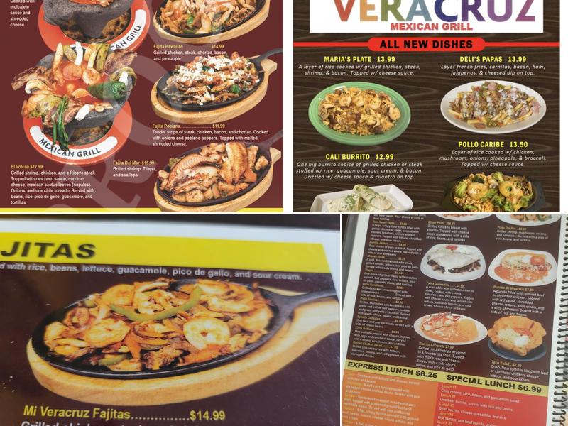 Mi Veracruz Mexican Grill #2 Menu