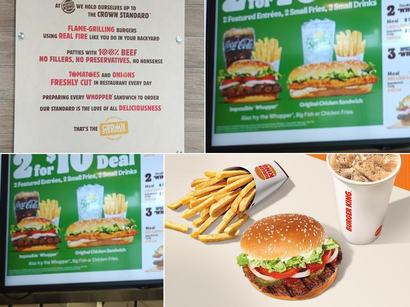 Burger King Menu