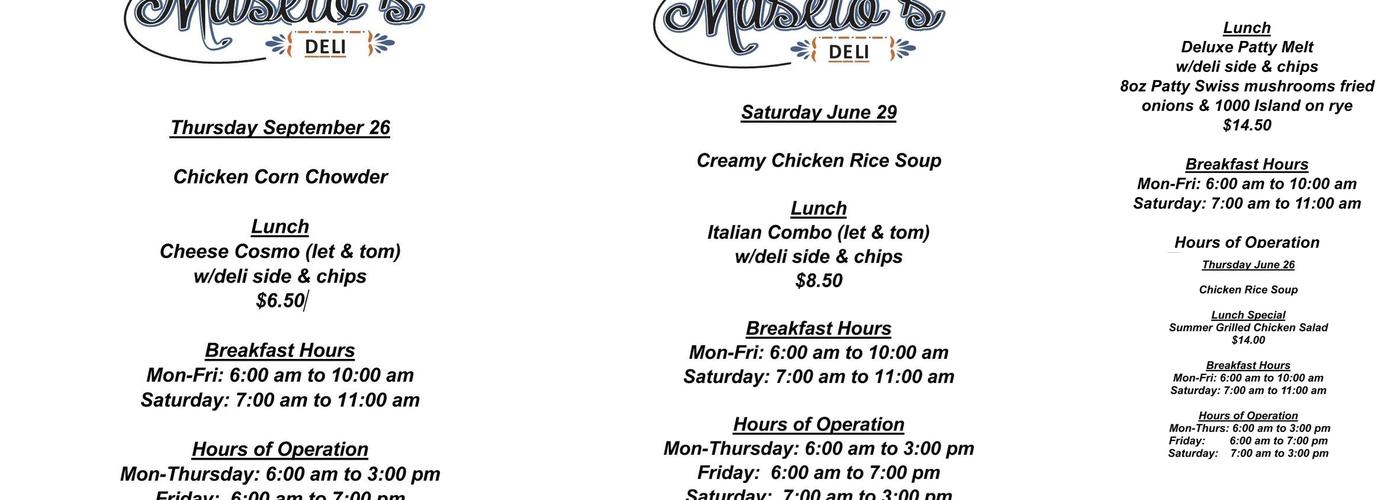 Maseto's Menu