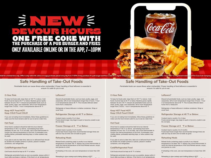 Jacks Restraunt Menu