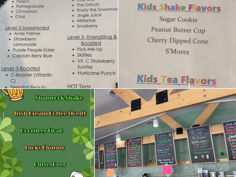 Thunder Nutrition Menu