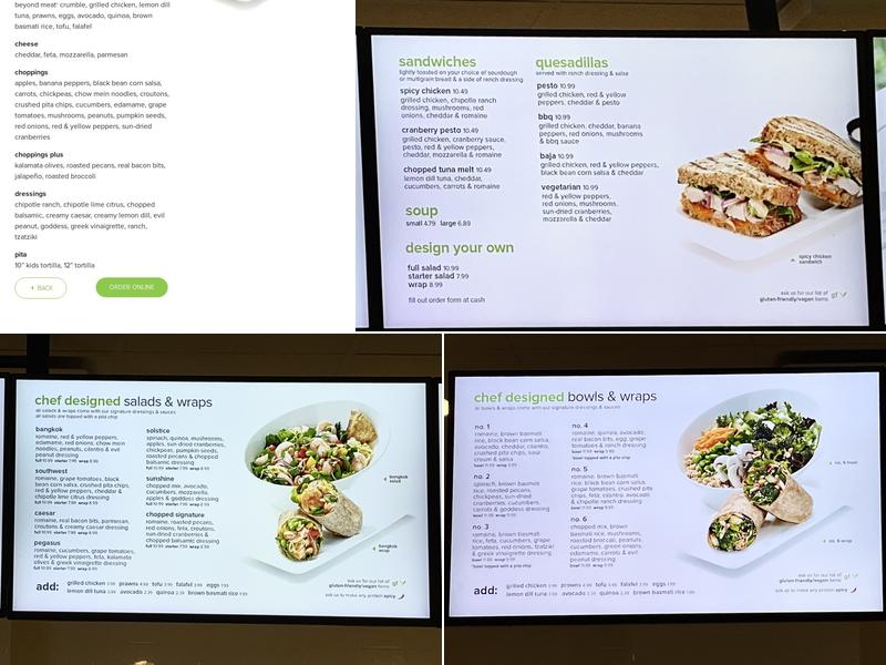 The Chopped Leaf Menu