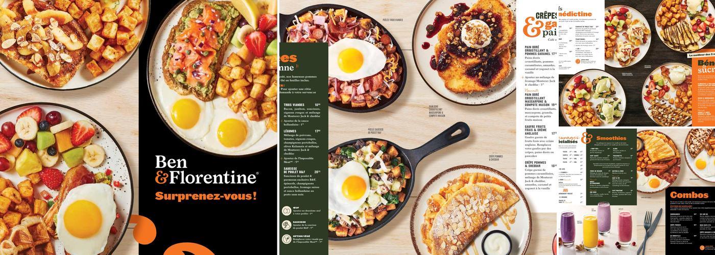 Ben & Florentine Menu