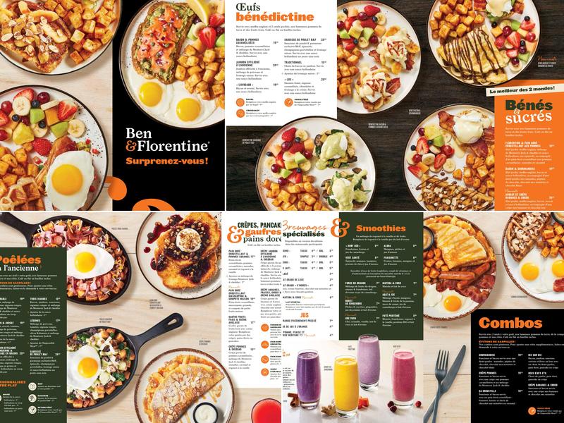 Ben & Florentine Menu