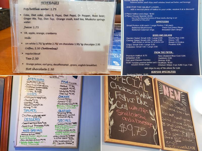 Duckworth's Fish & Chips Menu