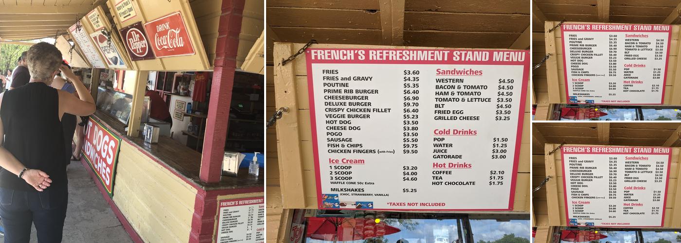 French's Menu
