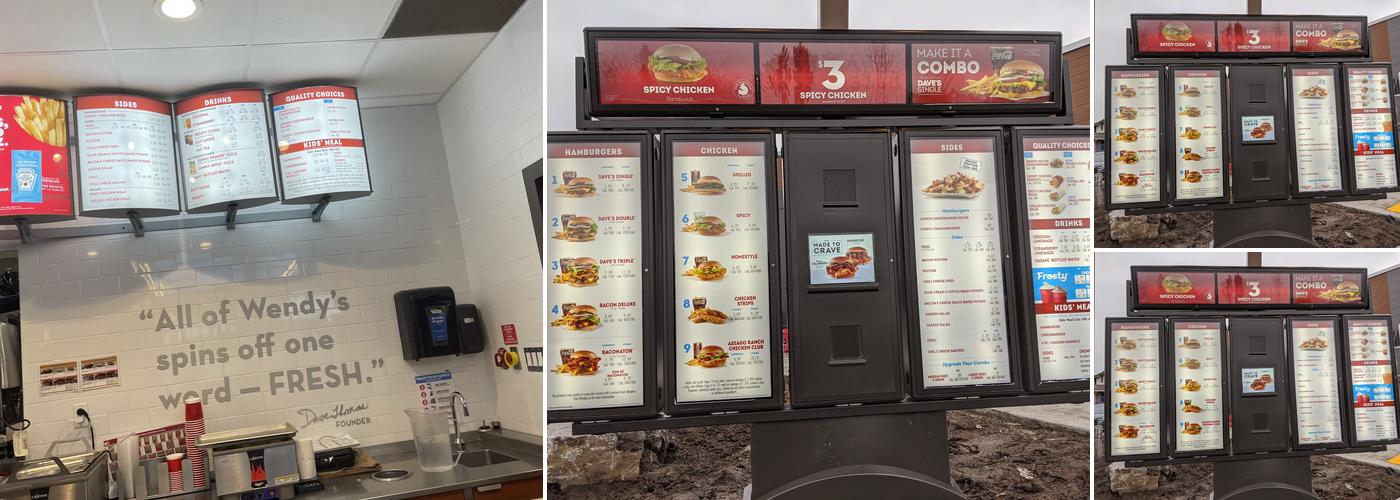 Wendy's Menu