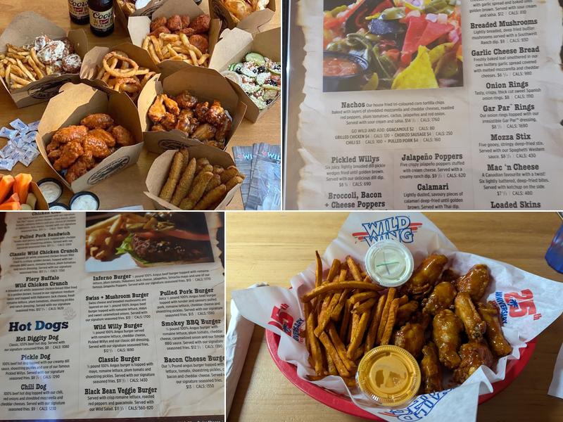 Wild Wing Menu