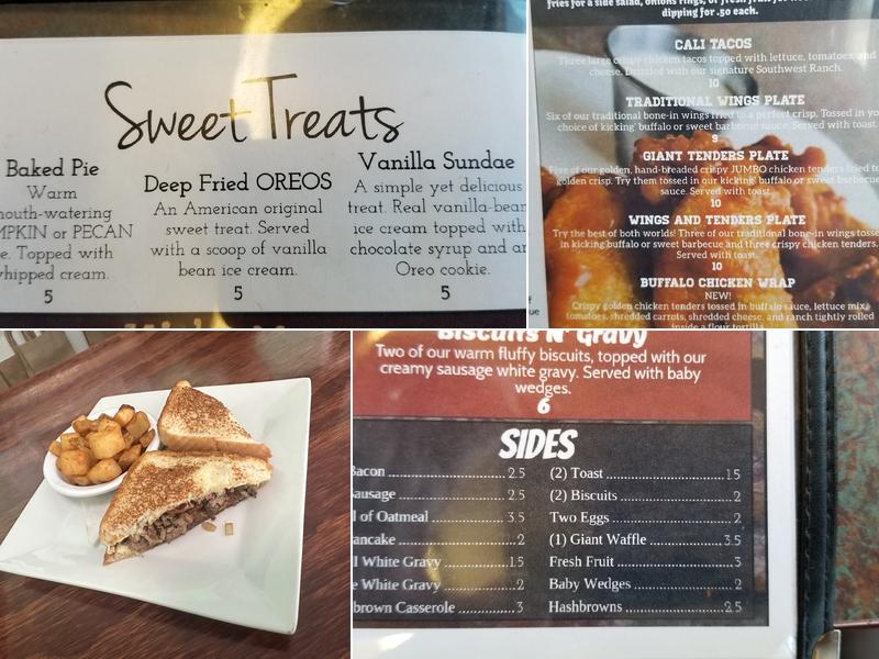 Uncle John's Diner Menu