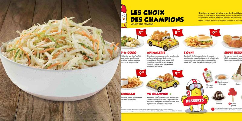 St-Hubert Express Menu