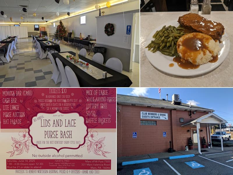 Mars VFW Post 7505 Club / Restaurant and Banquet Hall