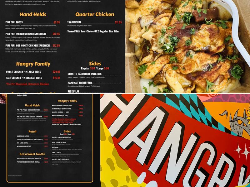 Hangry Chicken Menu