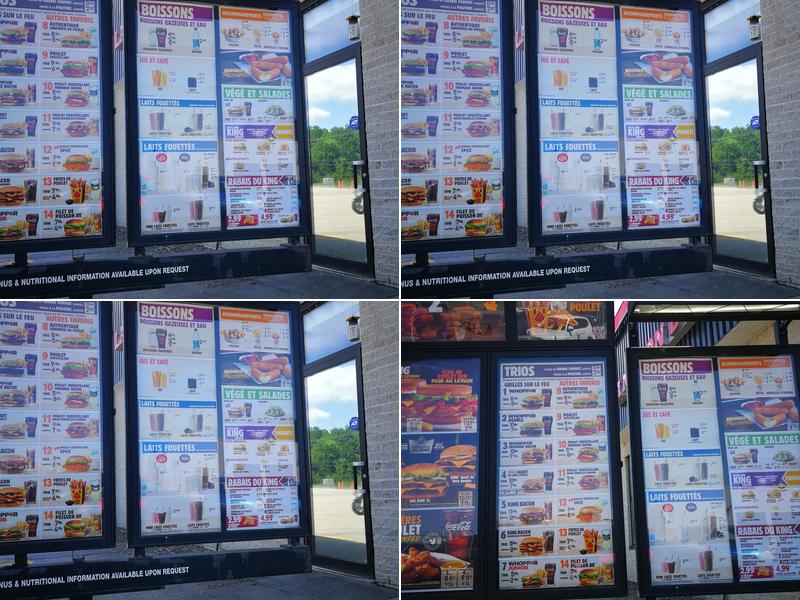 Burger King Menu