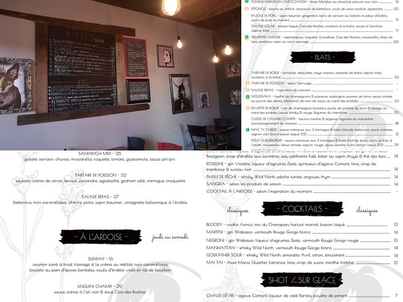 Le Chenapan Menu