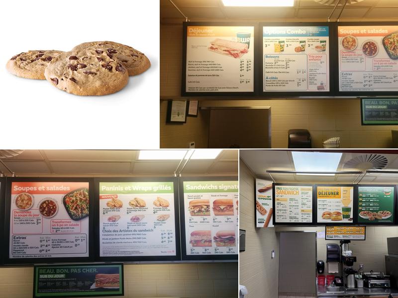 Subway Menu