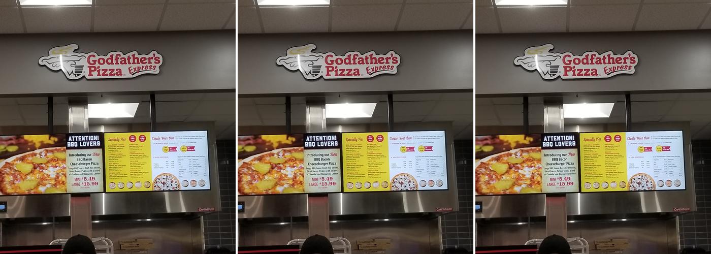 Godfather's Pizza Express Menu