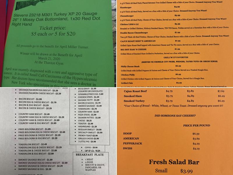 Tin Nickel & Catering Menu