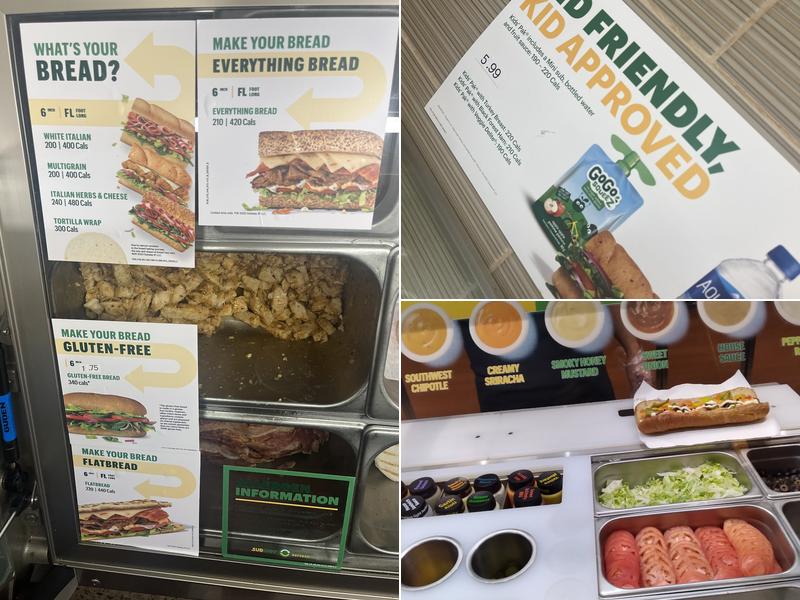 Subway Menu