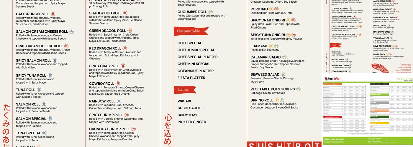 Sushiboi Menu