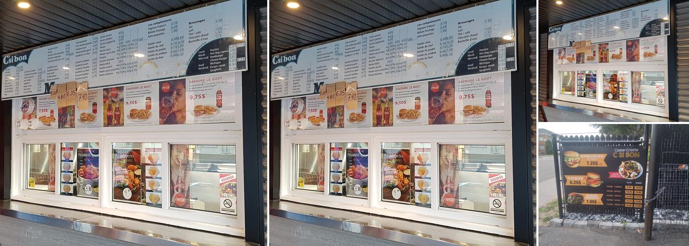 Restaurant C'Si Bon Menu