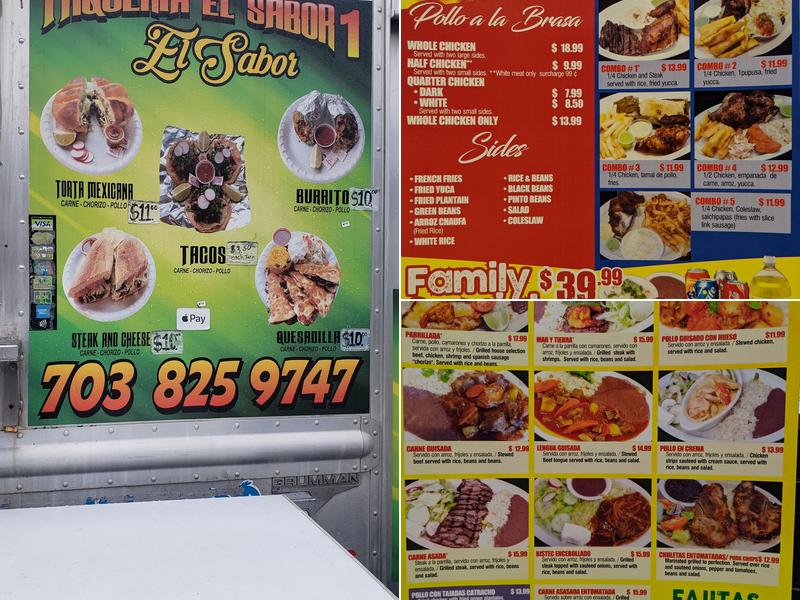 Sabor Hispano Restaurant Menu