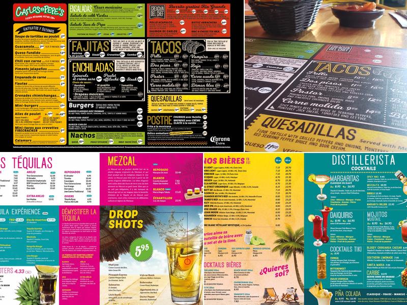 Carlos & Pepe's - Blainville Menu