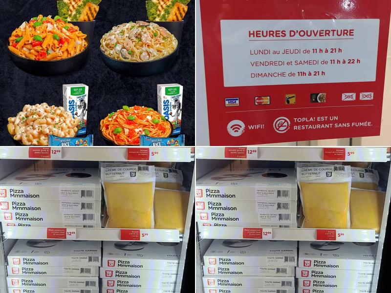 Topla! Blainville Menu