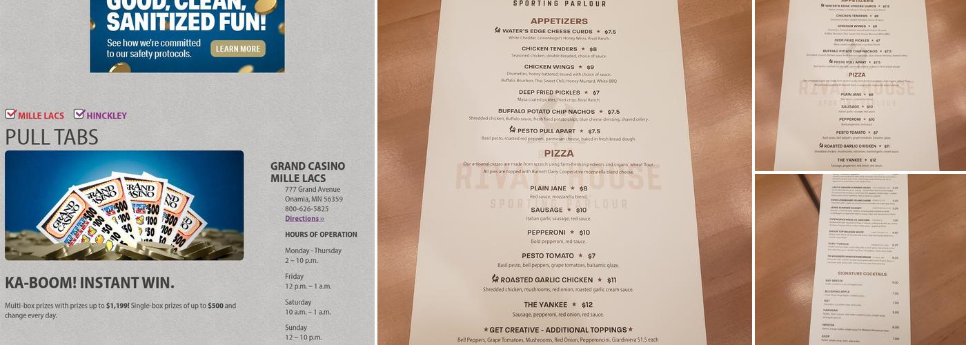 Rival House Menu
