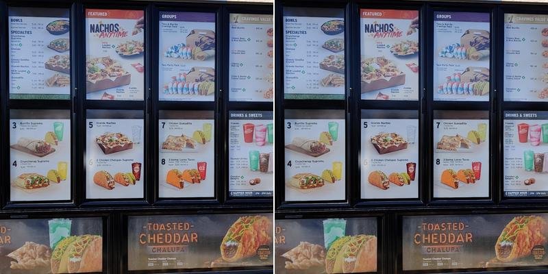 Taco Bell Menu