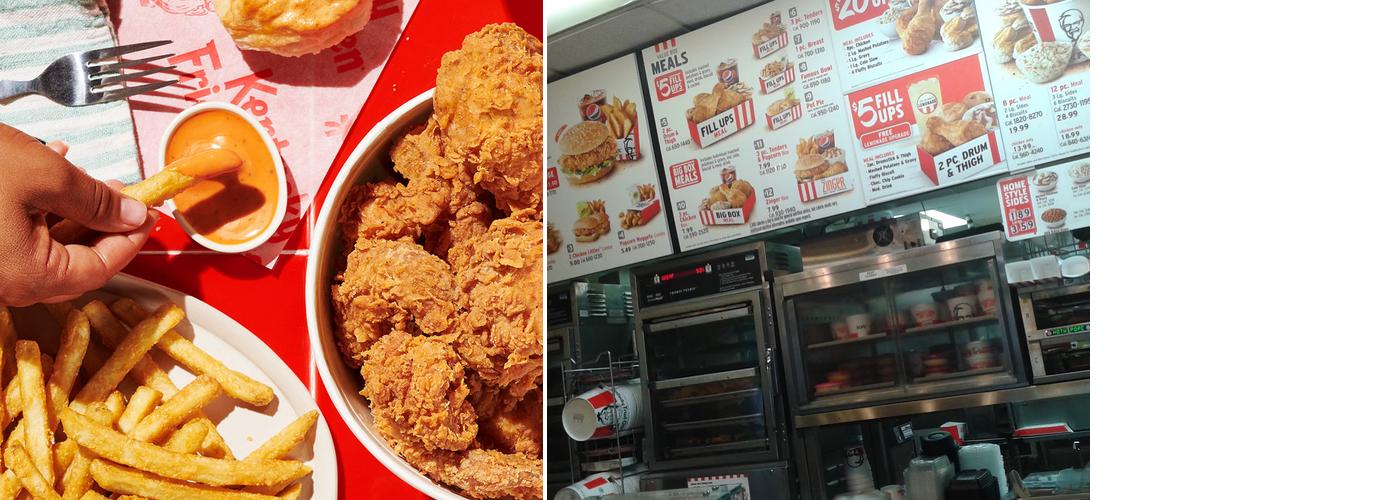 KFC Menu