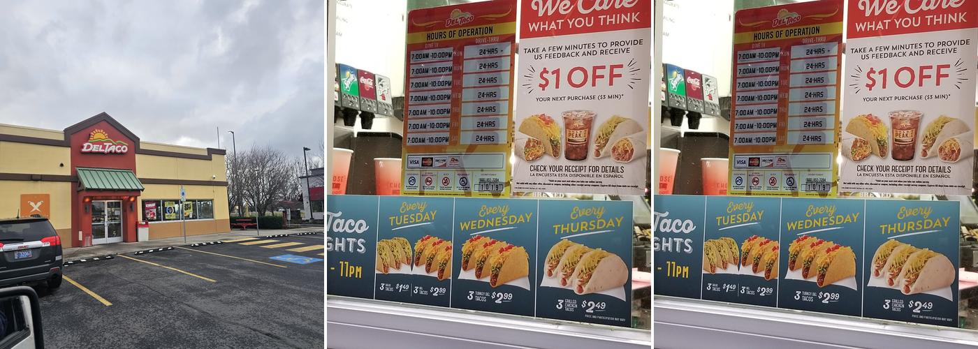 Del Taco Menu
