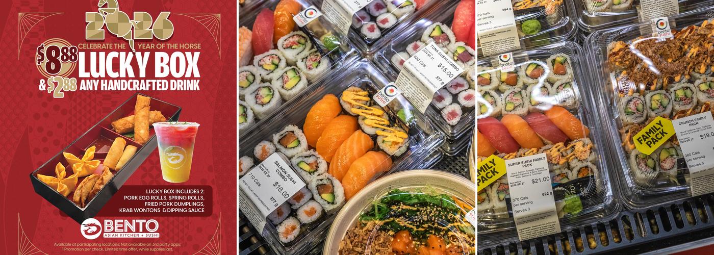Bento Sushi Menu