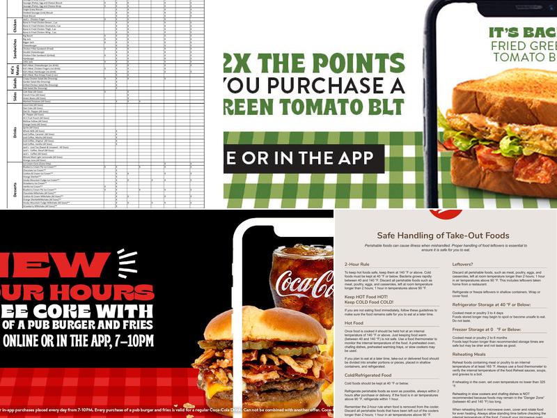 Jack's Menu