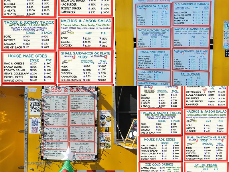 Yankabilly Smokehouse Barbecue Menu