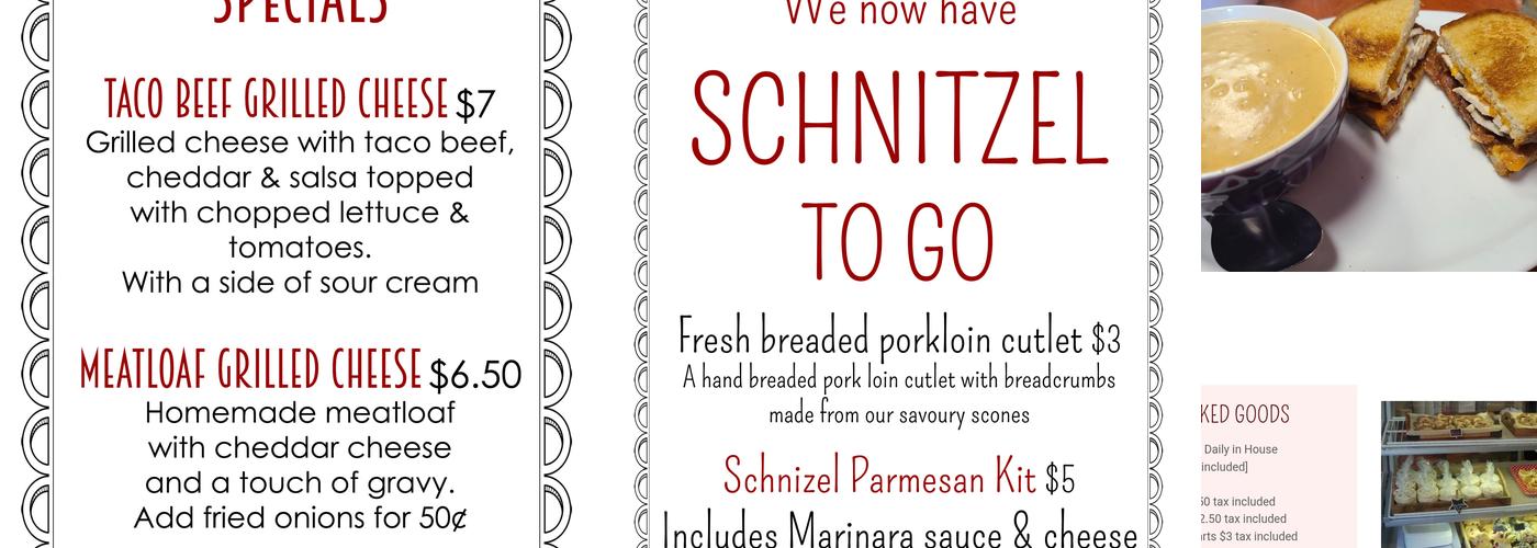 Corner Bites Eatery Menu