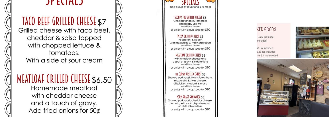 Corner Bites Eatery Menu