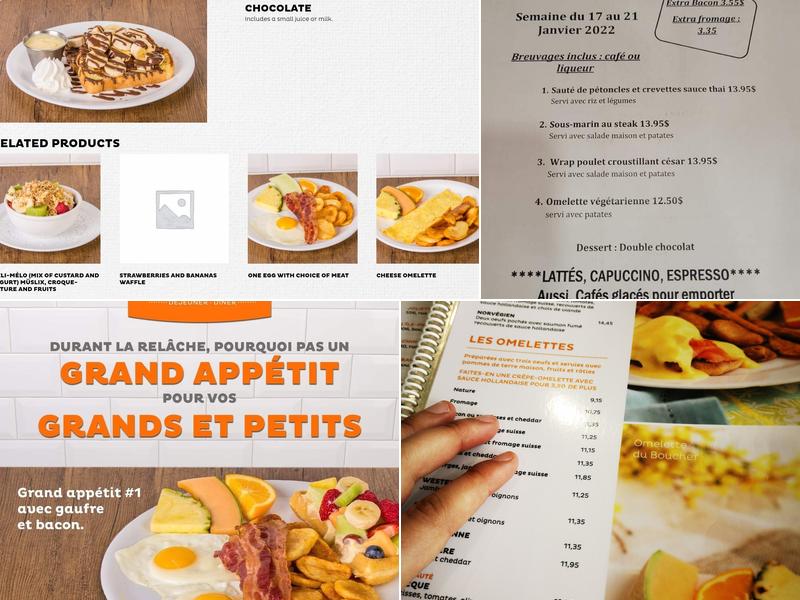 Eggsquis Menu
