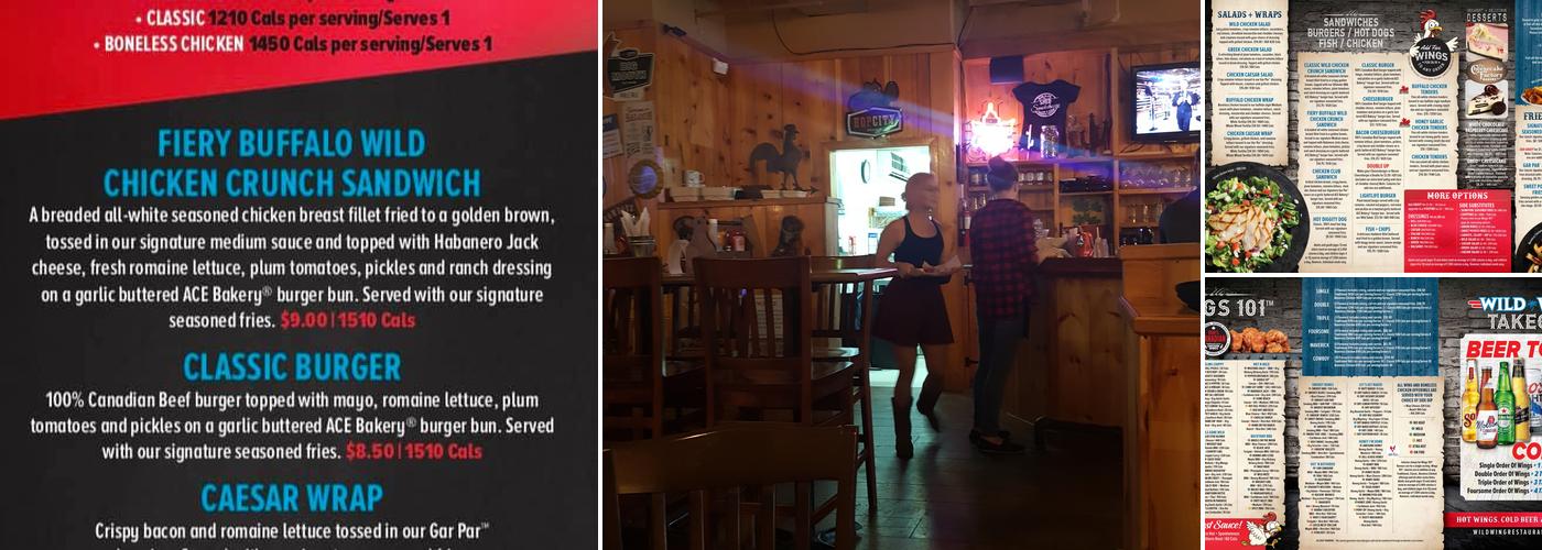 Wild Wing Menu