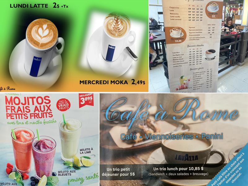 Café à Rome Menu
