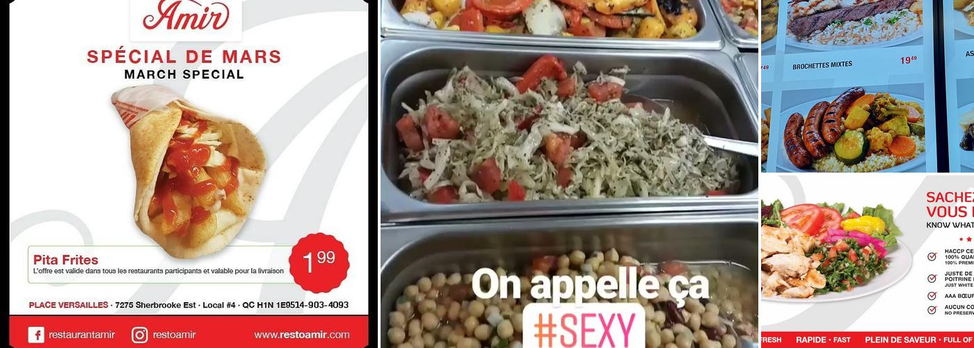 Amir Place Versailles Menu