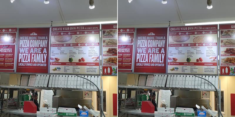 Papa Johns Pizza Menu