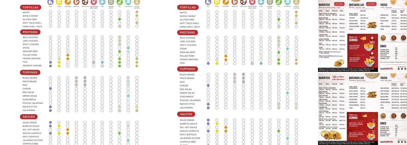 barBURRITO Menu