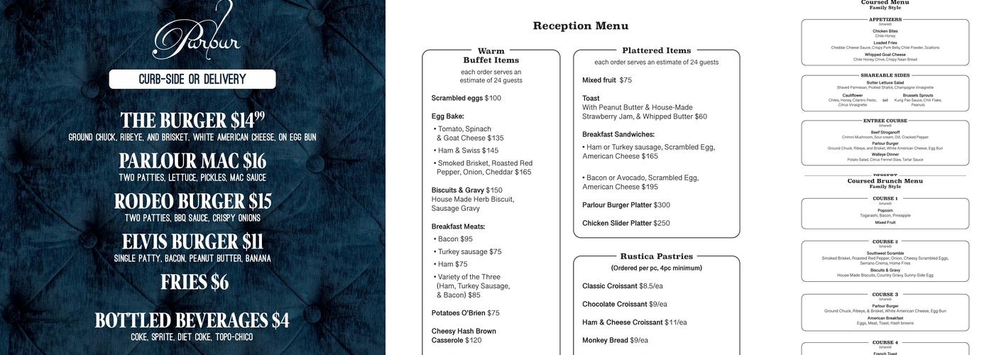 Jester Concepts Menu
