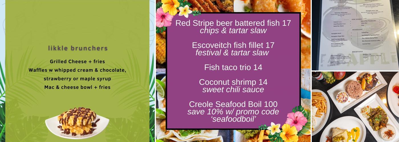 Starapples Restaurant Menu