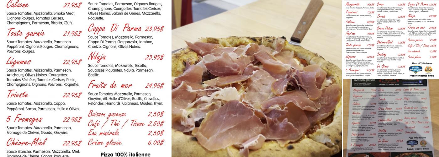 Capodimonte Pizza Artisanale Menu