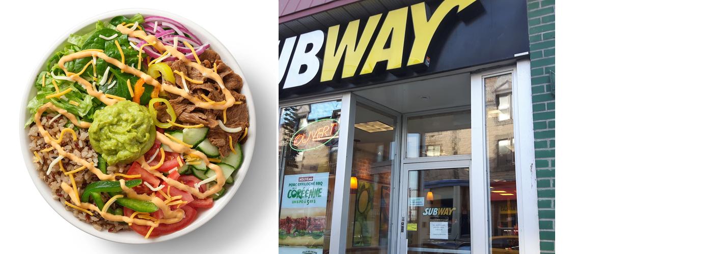 Subway Menu