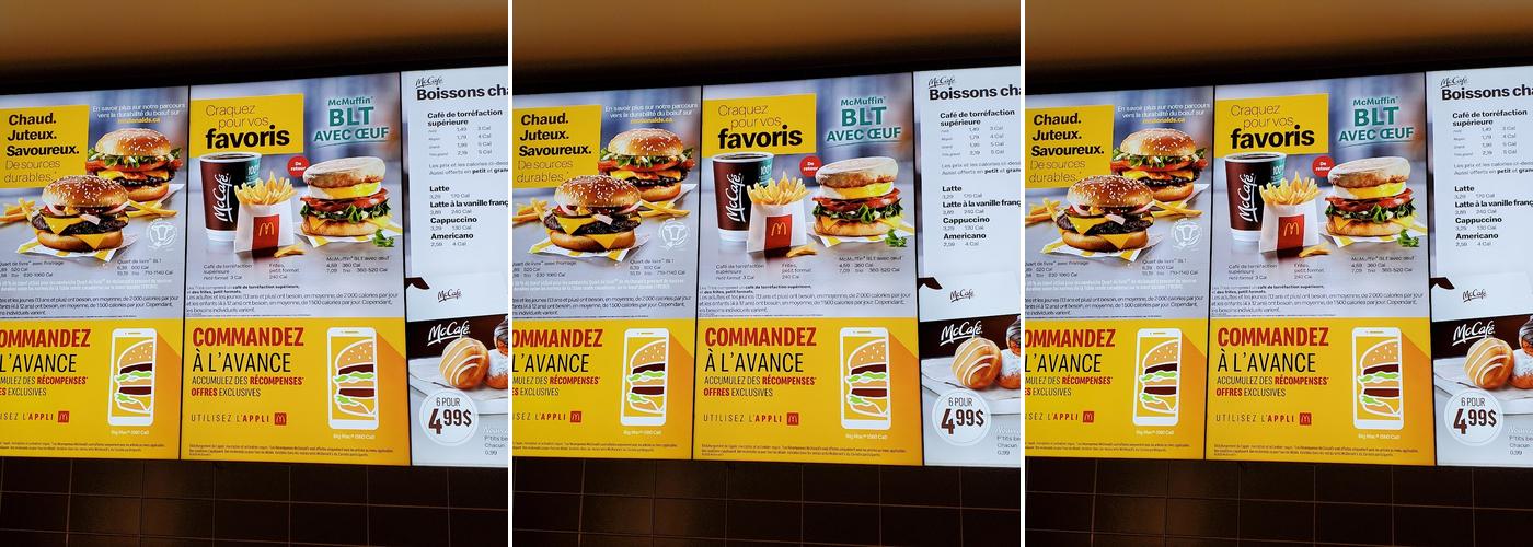 McDonald's Menu